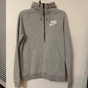 Nike Light Gray Pullover Hoodie